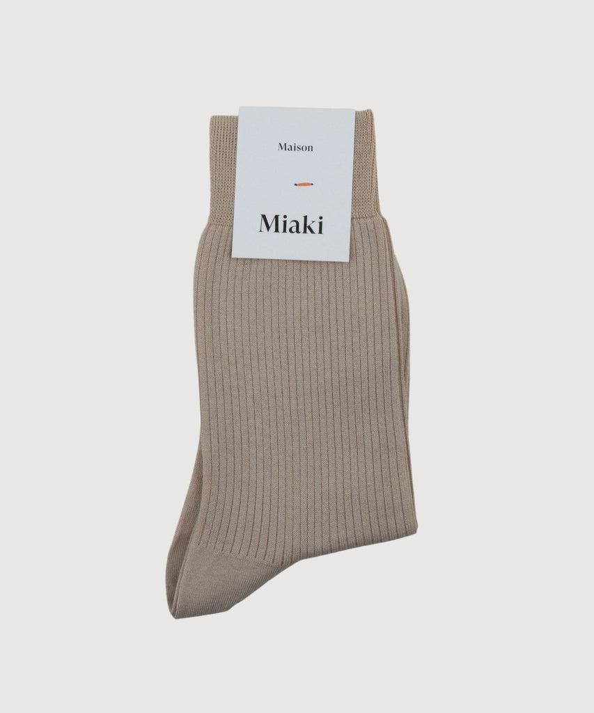 Ribbed Cotton Socks