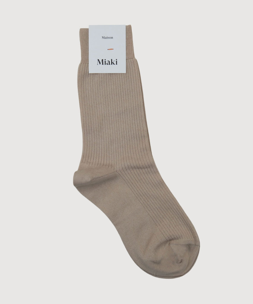 Ribbed Cotton Socks