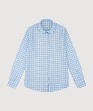 Relaxed  Linen Check Shirt