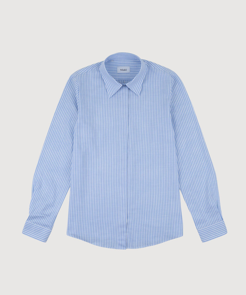 Relaxed Cotton Stripe Shirt