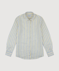 Striped Relaxed Linen Shirt