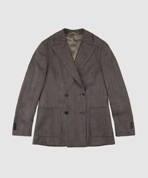 Loro Piana Double Breast Wool Silk Blazer