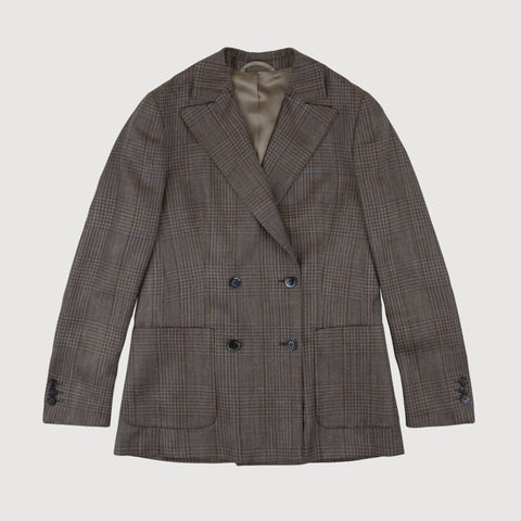 Loro Piana Double Breast Wool Silk Blazer