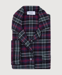 Long Sleeve Checked Flannel Pyjama