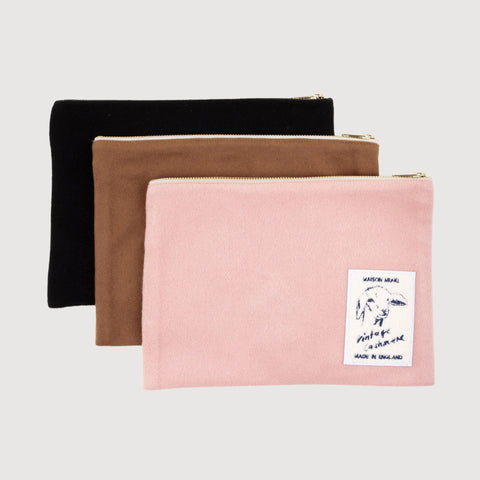 Cashmere Large Pouch