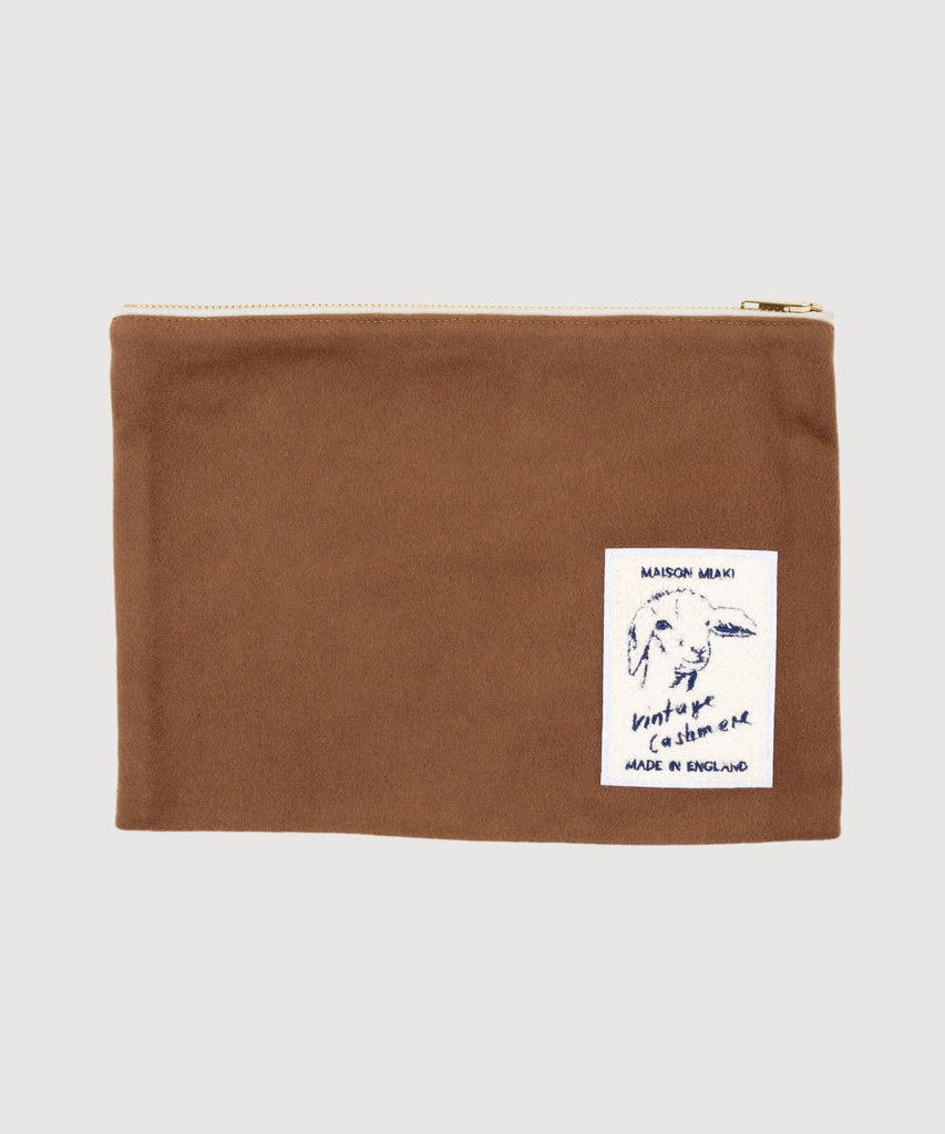 Cashmere Large Pouch