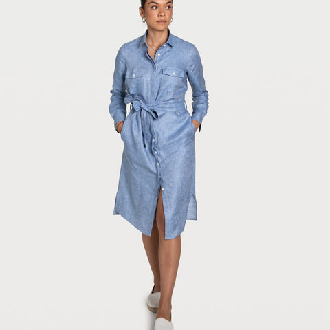 Linen Shirt Dress