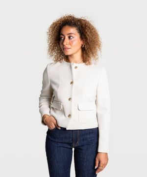 Short Wool Blazer