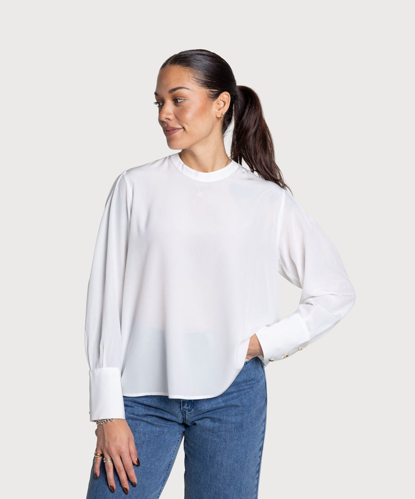 Longsleeve Silk Top