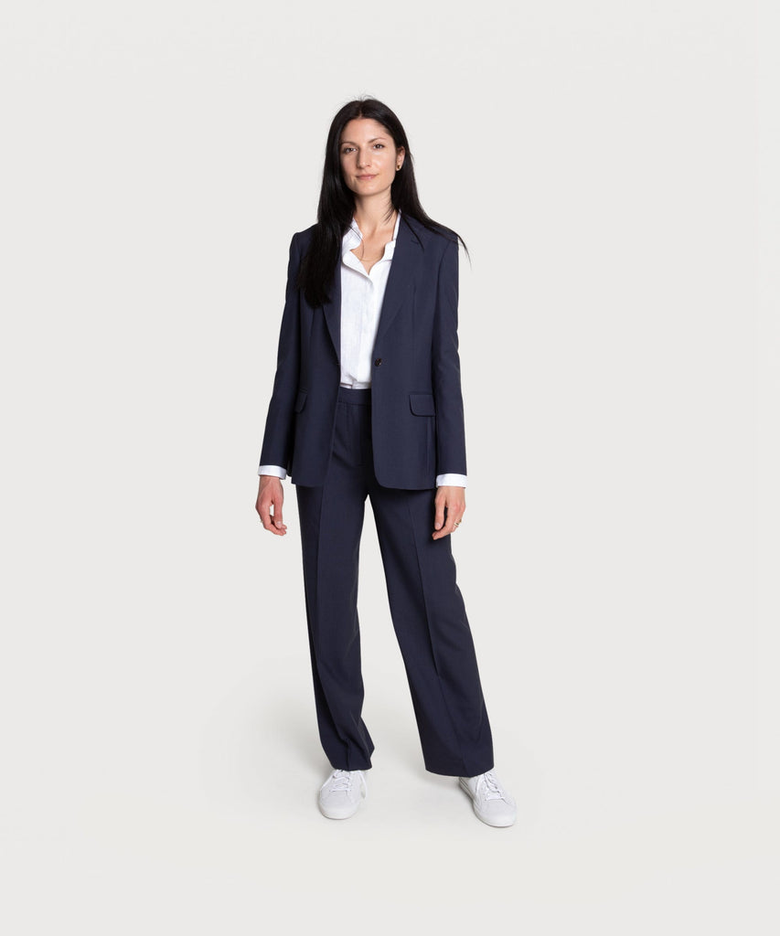 Wide Leg Business Trousers