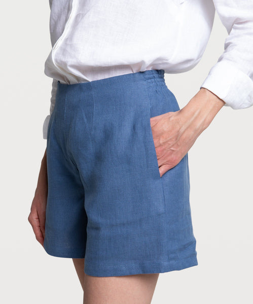 Relaxed Linen Weekend Shorts