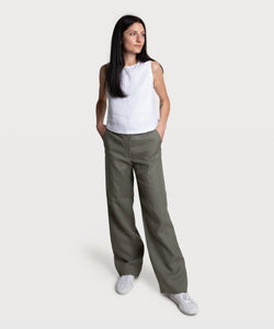 Light Wide Leg  Linen Trousers