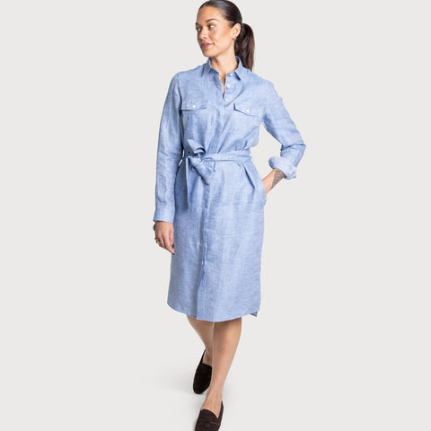 Linen Shirt Dress