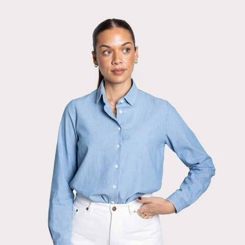 Relaxed Chambray Shirt