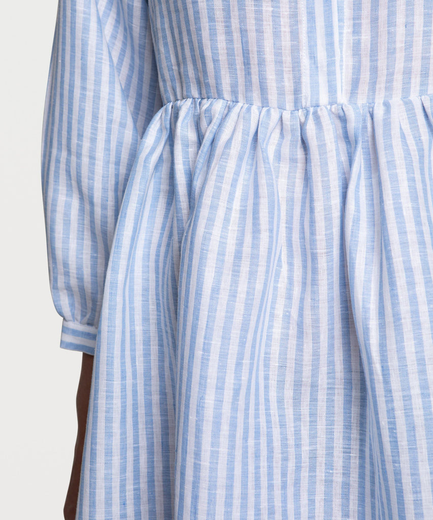 Striped Relaxed Short Shirt Dress