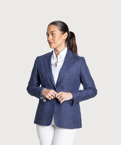 Classic Linen Wool Blazer