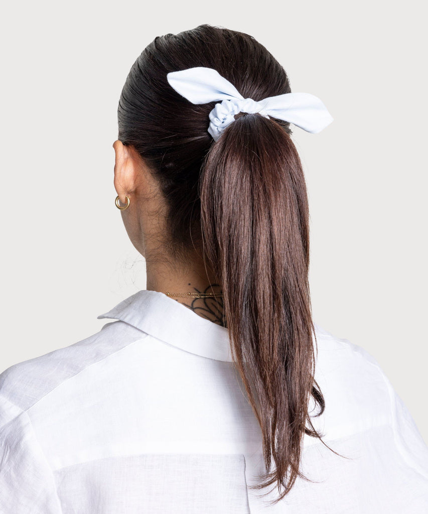 Oxford Bow Scrunchie