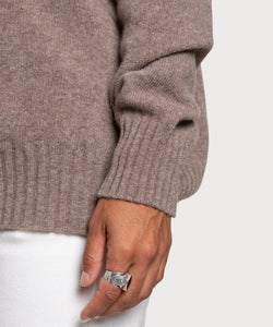 Relaxed Mockneck Sweater