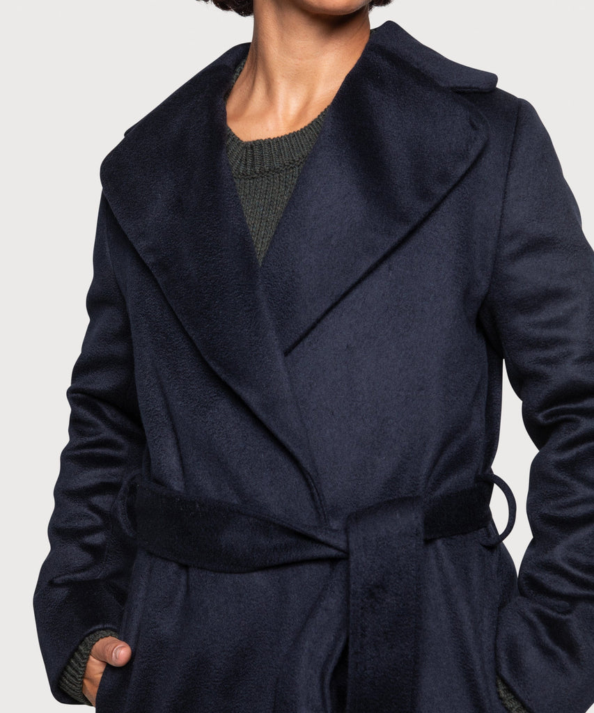 Cashmere Wrap Coat