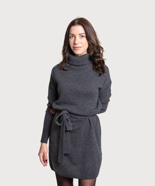 Knitted Rollneck Dress