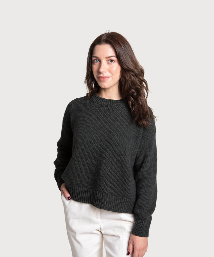 Heavy Wool Roundneck Sweater