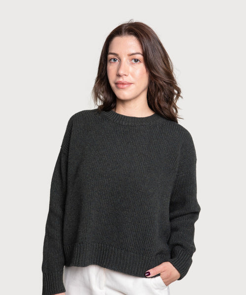 Heavy Wool Roundneck Sweater