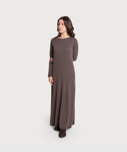 Long Knitted Wool Dress