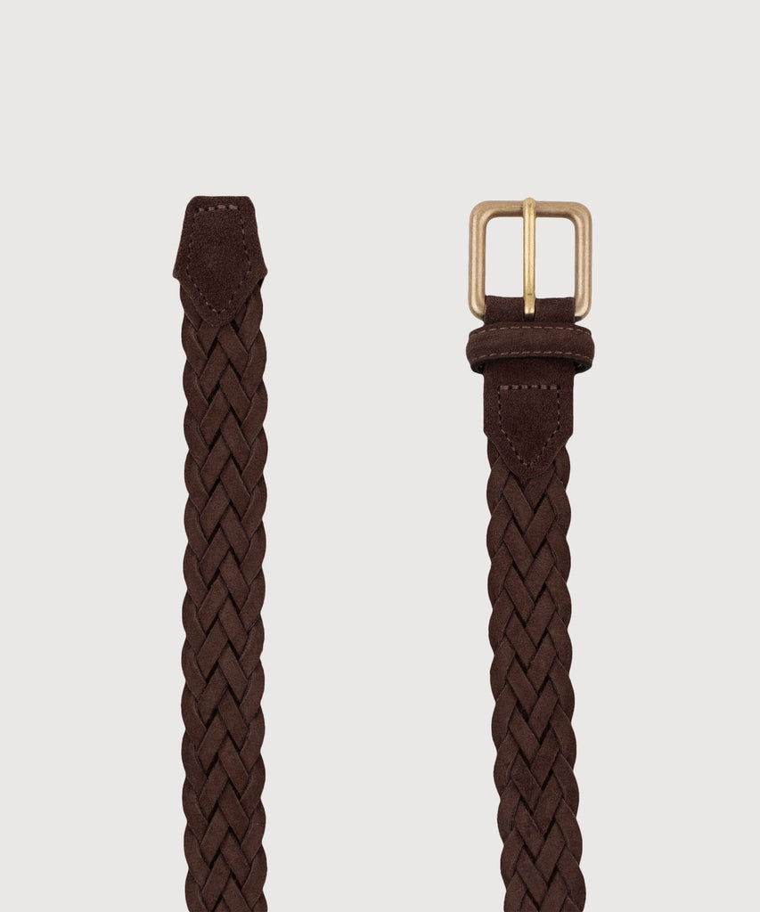 Woven Suede Belt