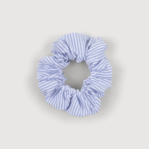 Striped Oxford Scrunchie