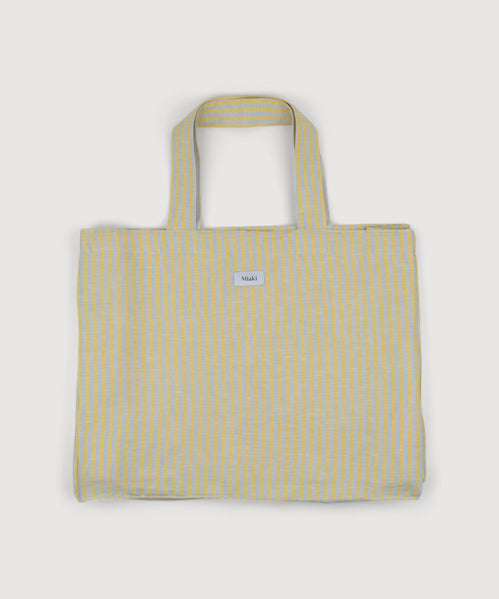 Linen Beach Bag