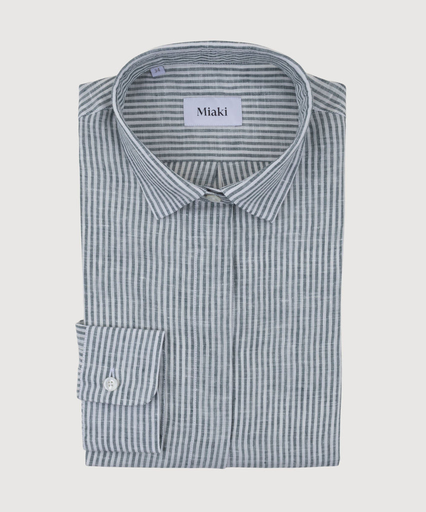 Striped Relaxed Linen Shirt