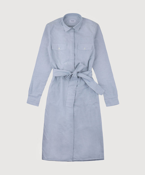 Oxford Stripe Shirt Dress