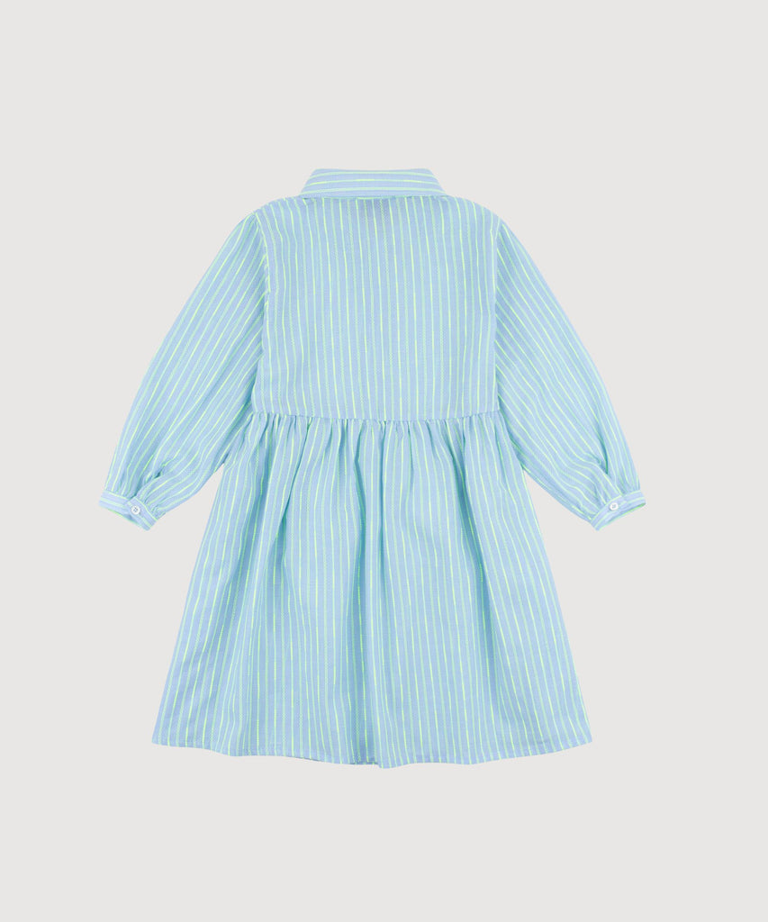 Kids Boheme Striped Relaxed Short Shirt Dress