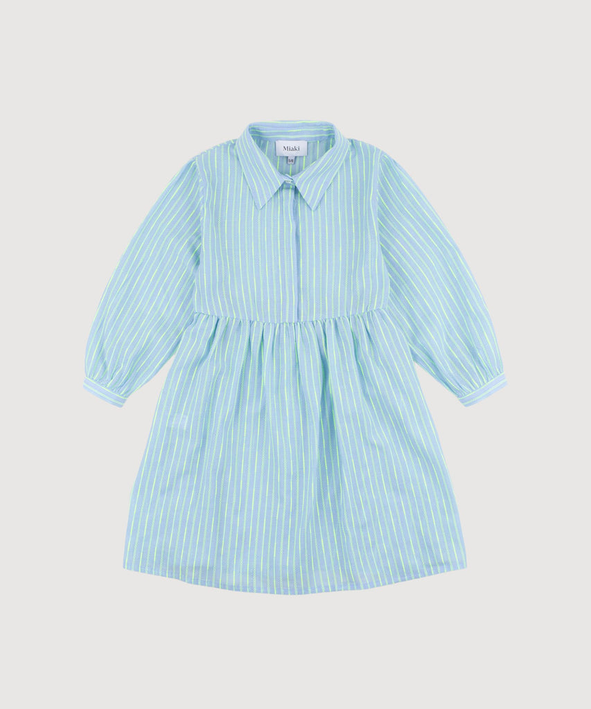 Kids Boheme Striped Relaxed Short Shirt Dress