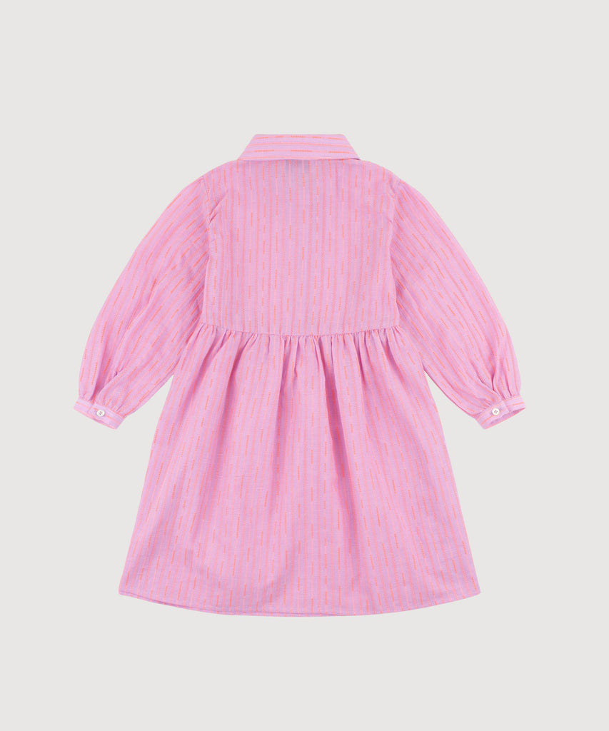 Kids Boheme Striped Relaxed Short Shirt Dress