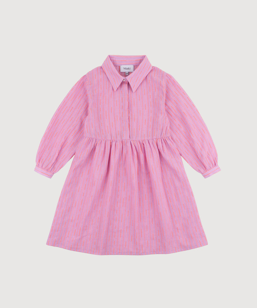 Kids Boheme Striped Relaxed Short Shirt Dress