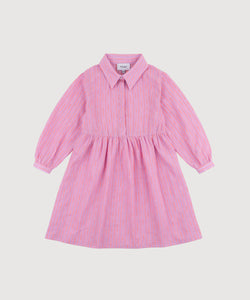 Kids Boheme Striped Relaxed Short Shirt Dress