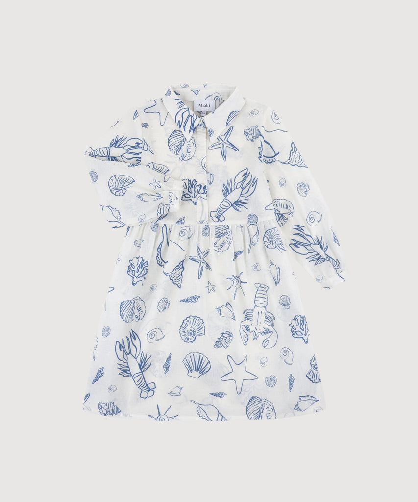 Kids Printed Relaxed Short Shirt Dress