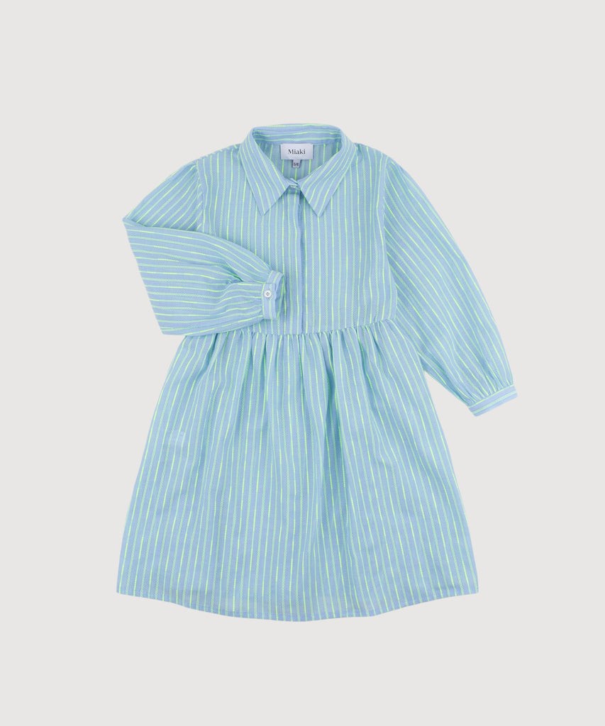 Kids Boheme Striped Relaxed Short Shirt Dress