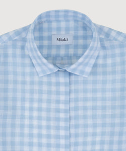 Relaxed  Linen Check Shirt