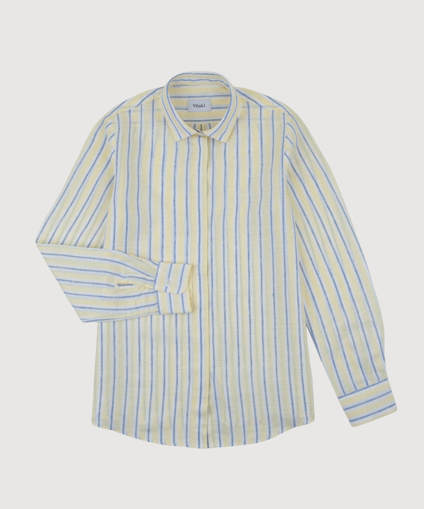 Striped Relaxed Linen Shirt