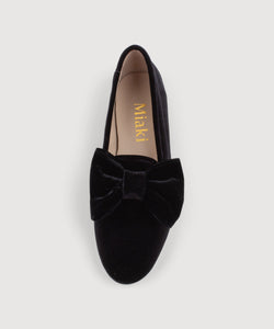 Velvet Bow Slipper