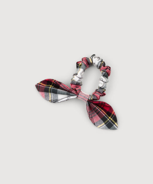 Flannel Bow Scrunchie