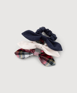 Flannel Bow Scrunchie