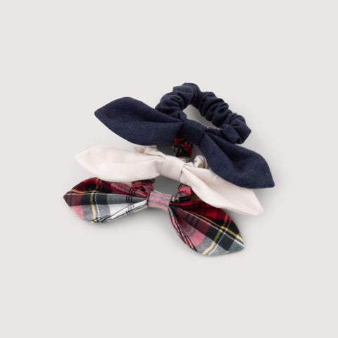 Flannel Bow Scrunchie