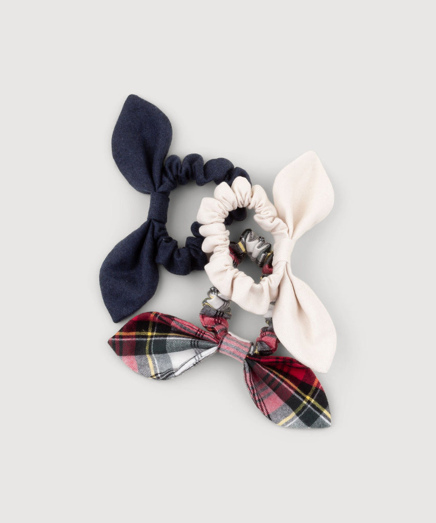 Flannel Bow Scrunchie