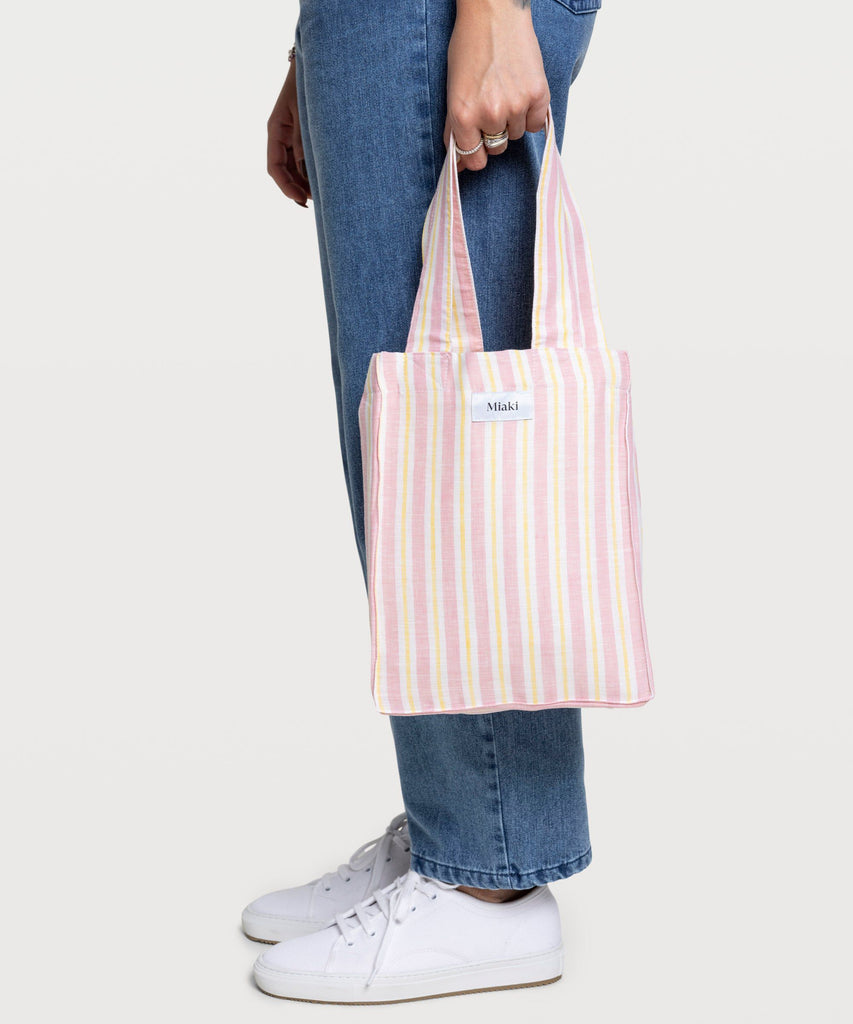 Linen Mini Tote Bag