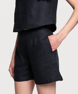 Relaxed Linen Weekend Shorts