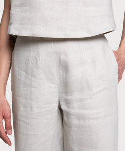 Relaxed Linen Weekend Trousers