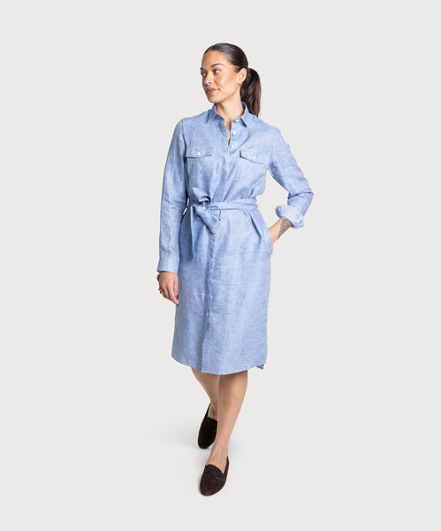 Linen Shirt Dress